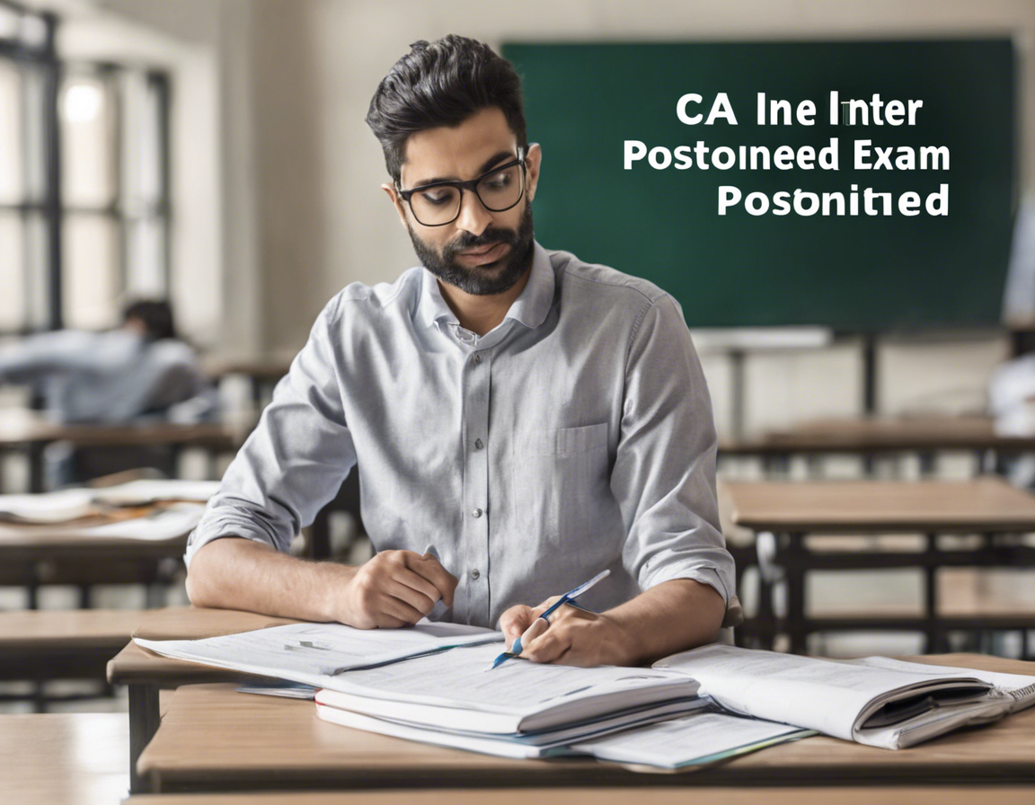 CA Inter May 2024 Exam Date Delayed